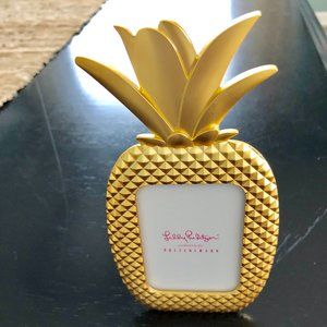 Lilly Pulitzer x Pottery Barn Mini Pineapple frame (Gold) - New